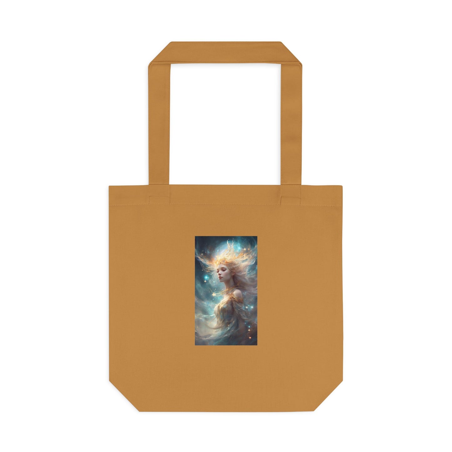 Solar Celestial Spirit Fantasy Portrait Tote Bag