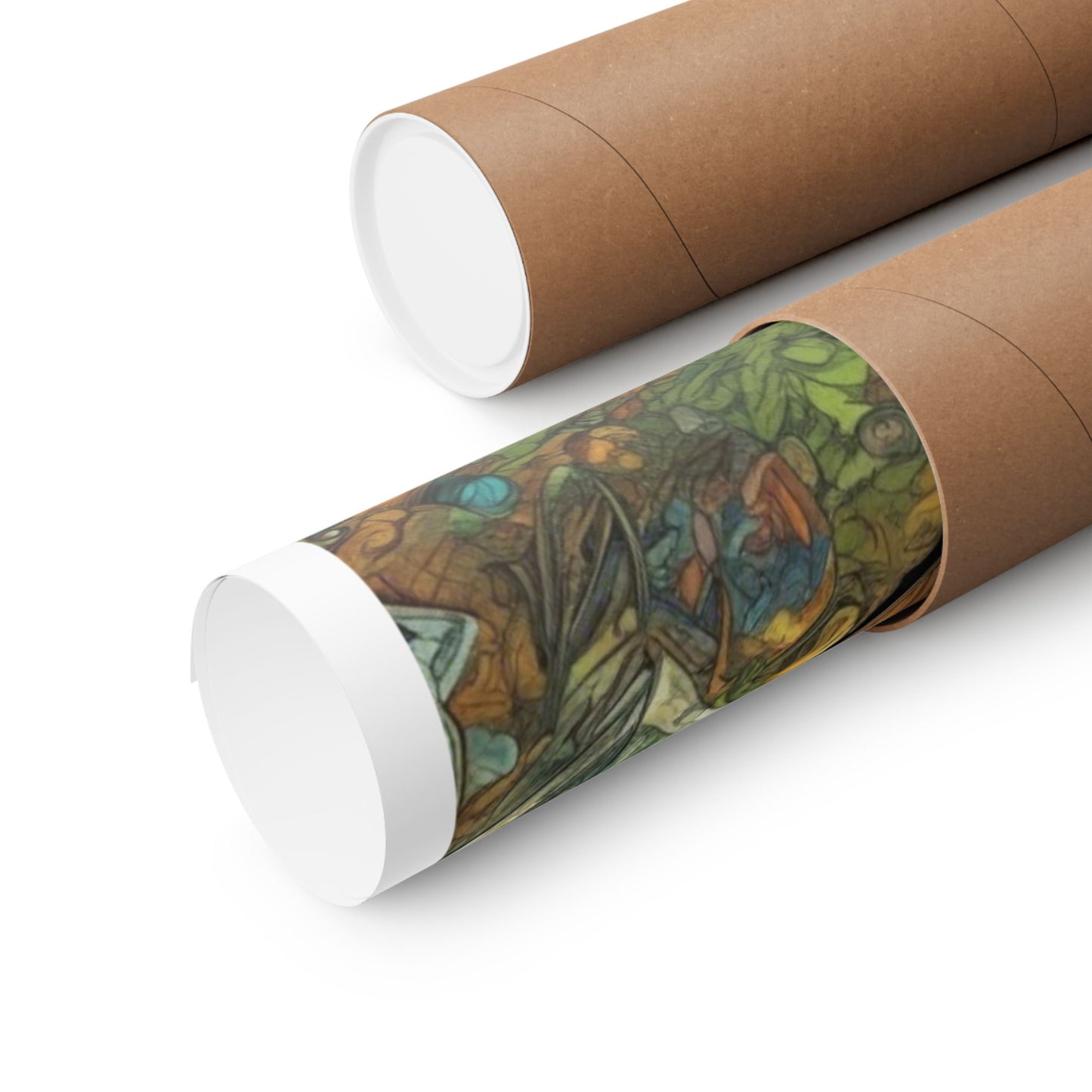 Whimsical Garden Stream Nature Gift Art Poster