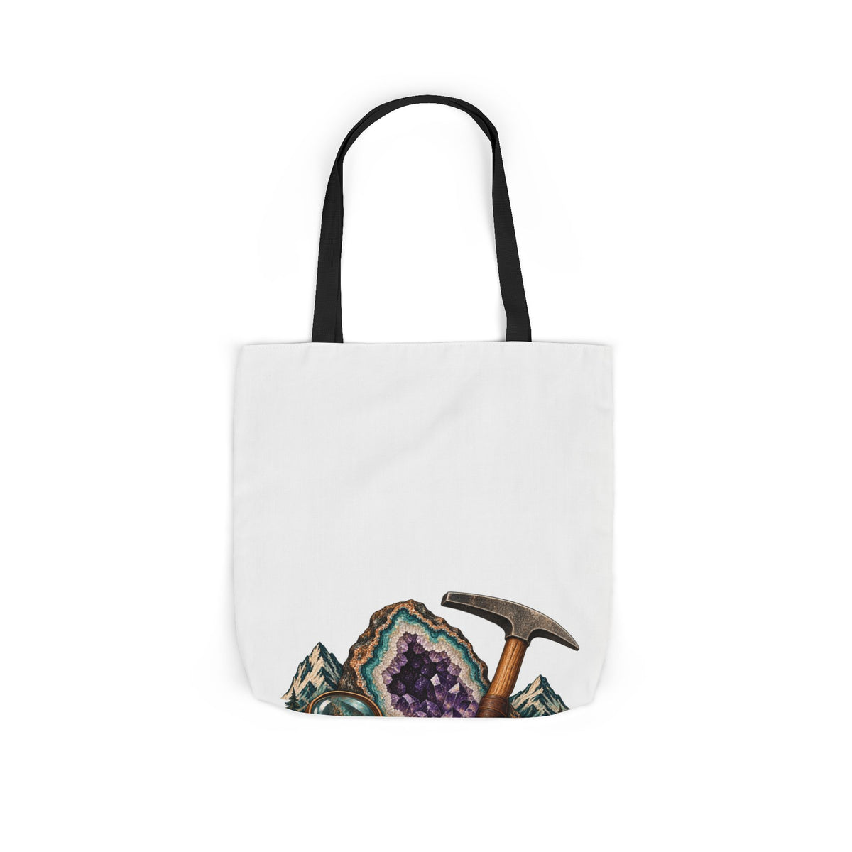 Vintage Geode and Rockhounding Field Kit Tote Bag