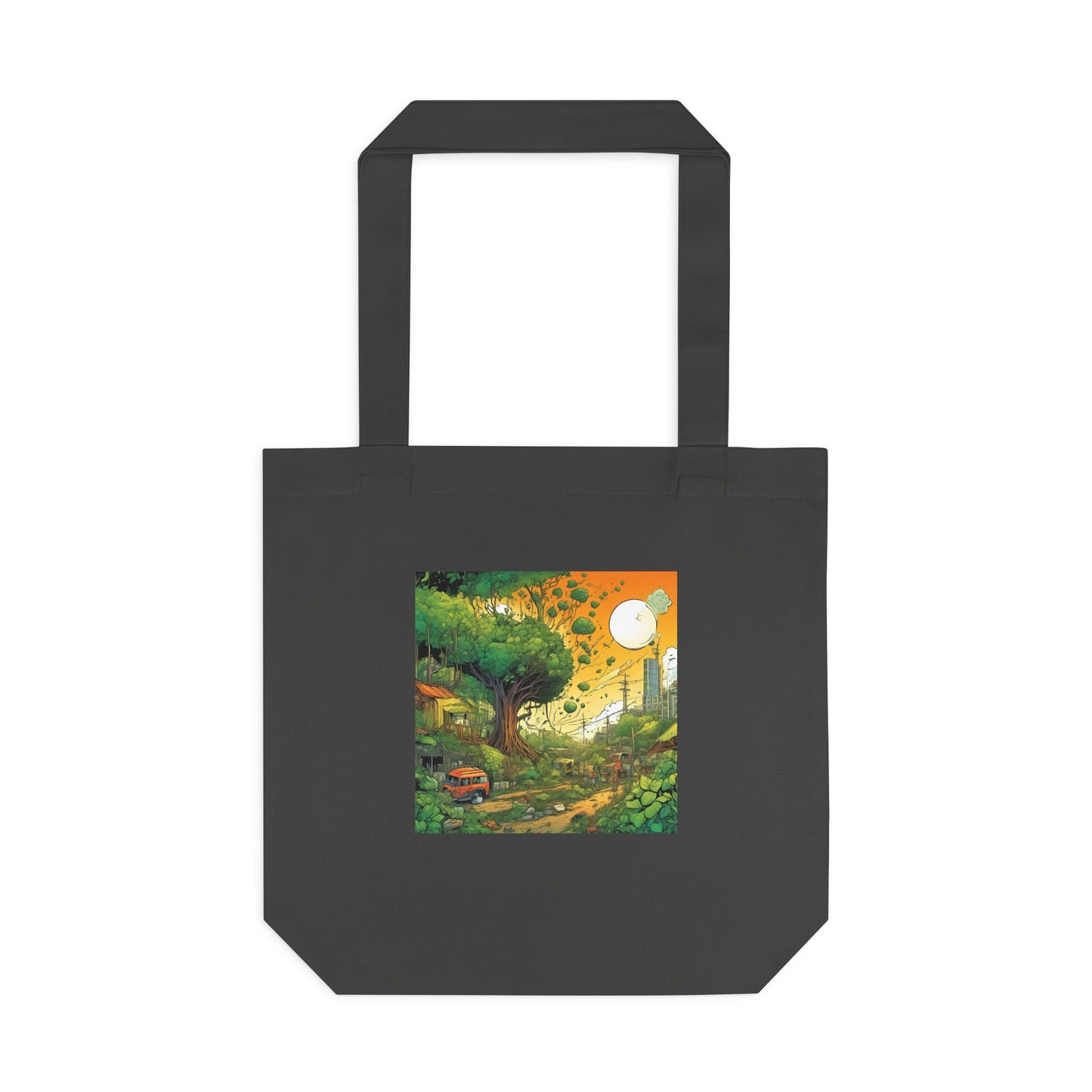 Cottage Road Landscape Nature Gift Art Tote Bag