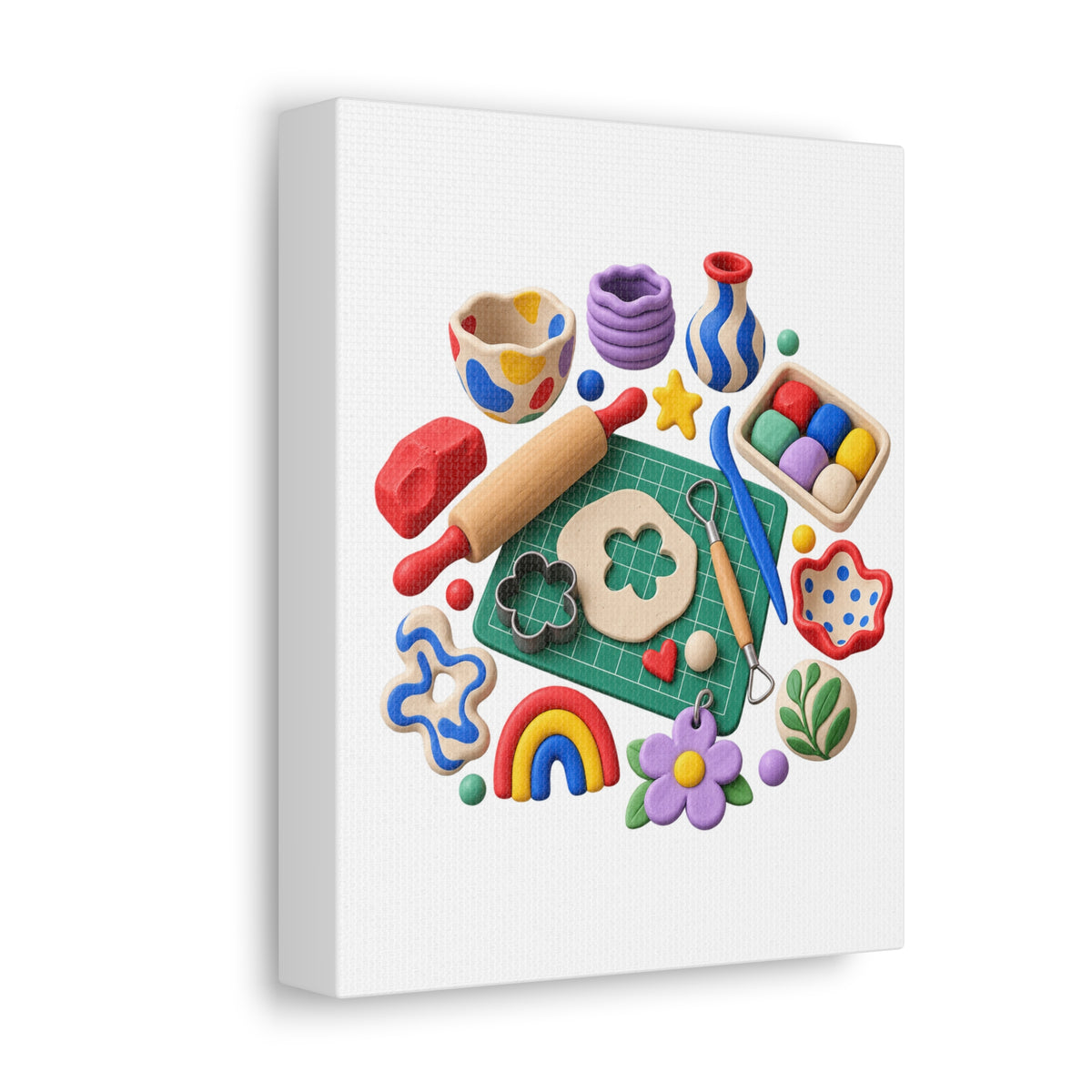Miniature Clay Sculpting Workshop Canvas