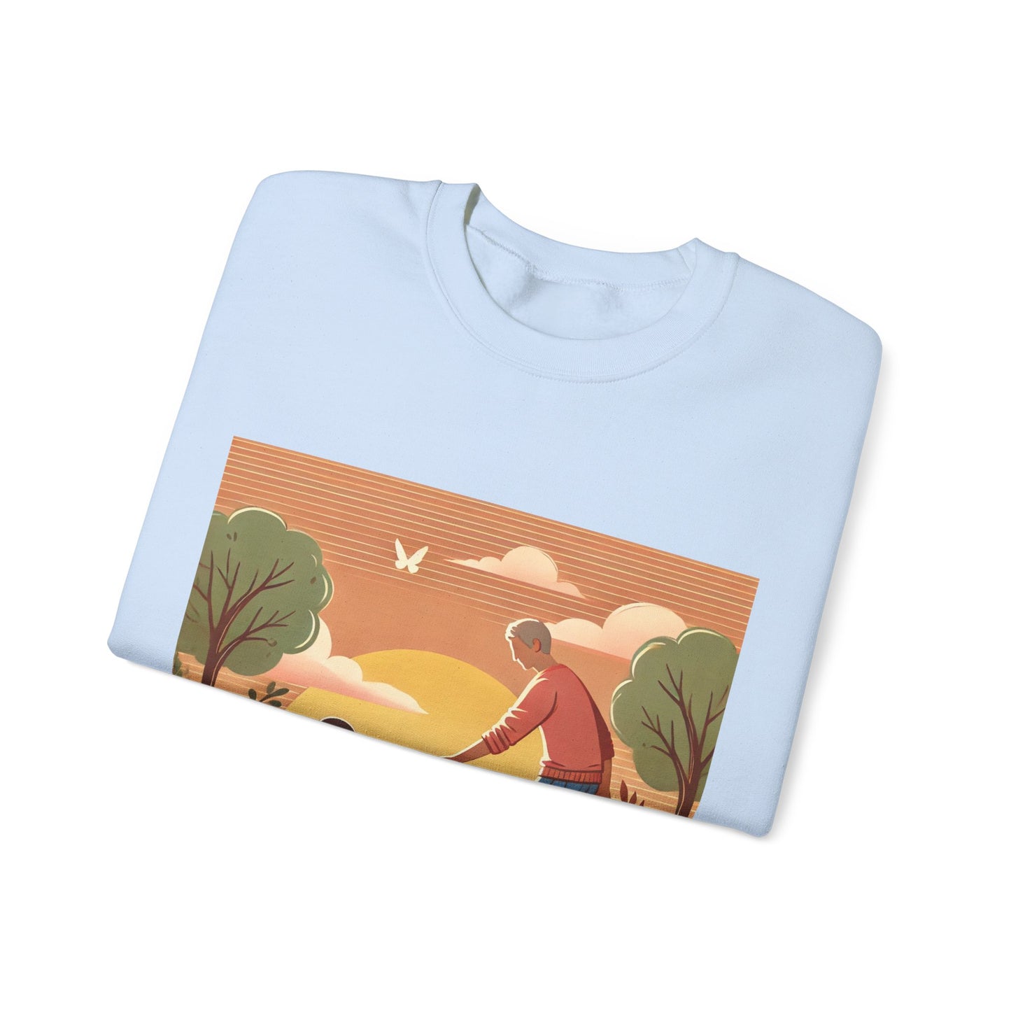 Helping Hands Sunset Garden Sweatshirt
