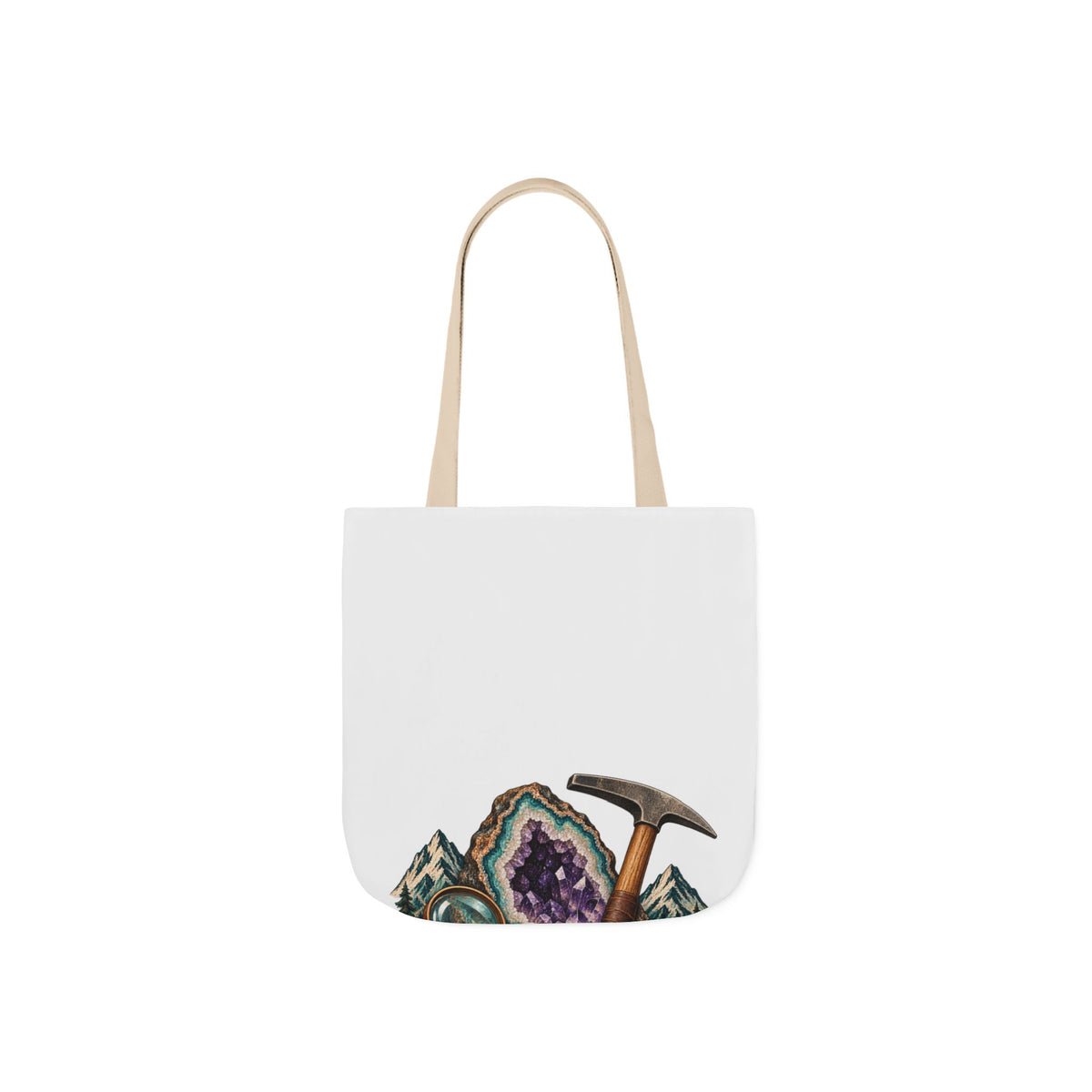Vintage Geode and Rockhounding Field Kit Tote Bag