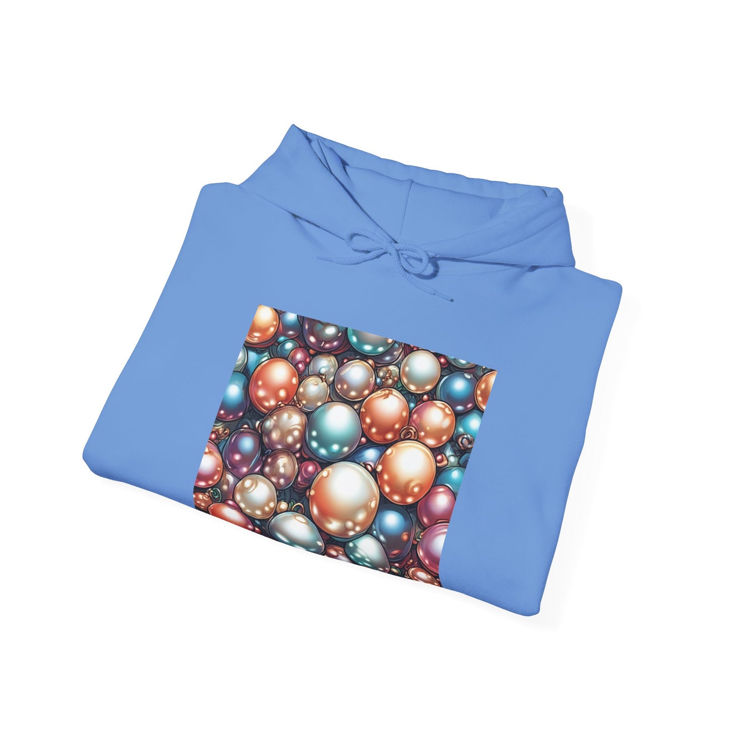 Glossy Orb Marble Abstract Gift Art Hoodie