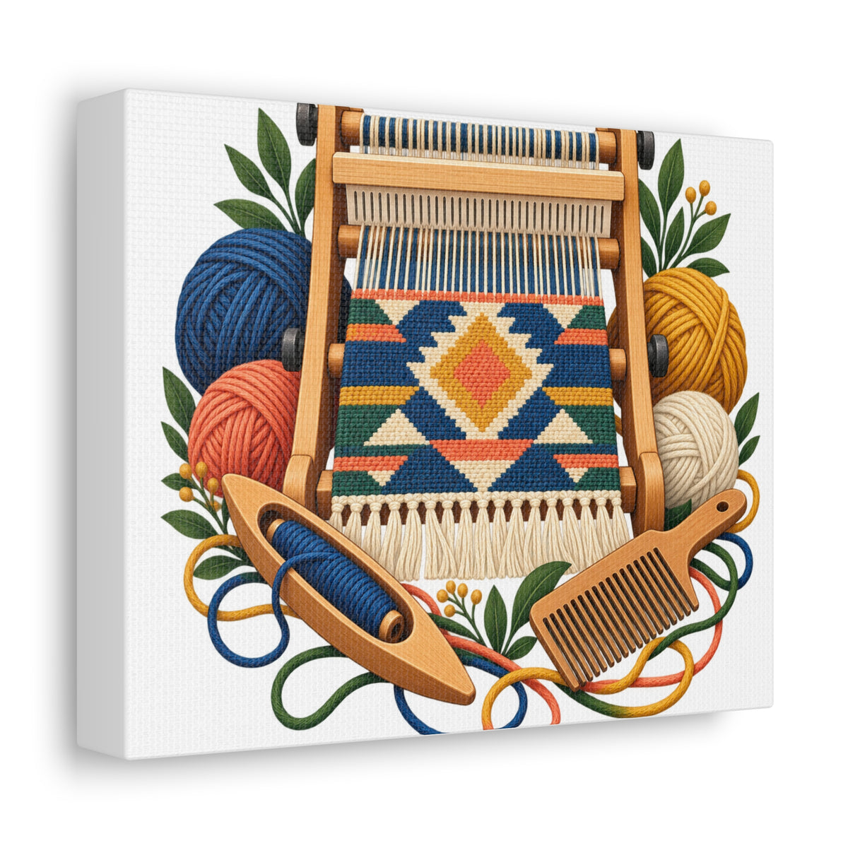 Geometric Hand Weaving Workshop Canvas