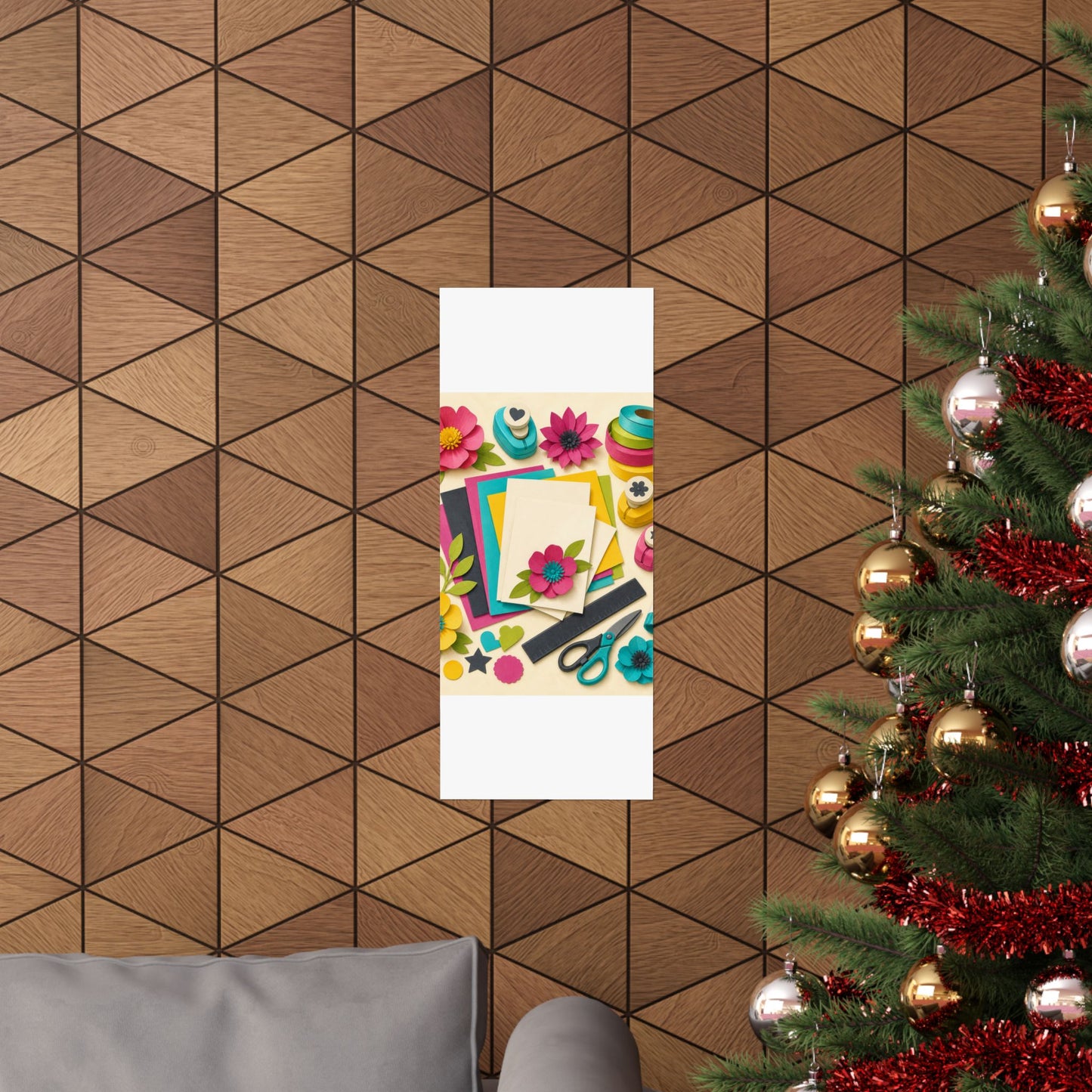 Bright Paper Crafting Hobby Poster