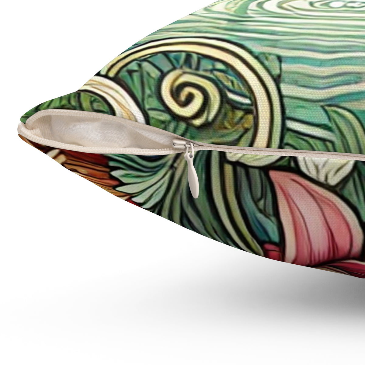 Botanical Gazebo Garden Art Nouveau Decorative Pillow