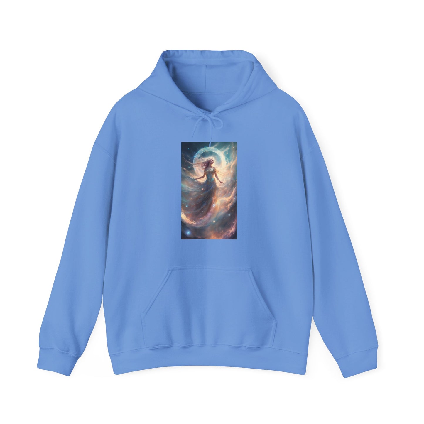 Moonlit Celestial Dancer Fantasy Portrait Hoodie