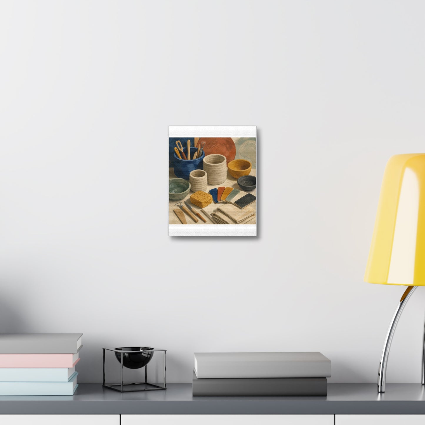 Handbuilt Ceramics Studio Art Canvas Art