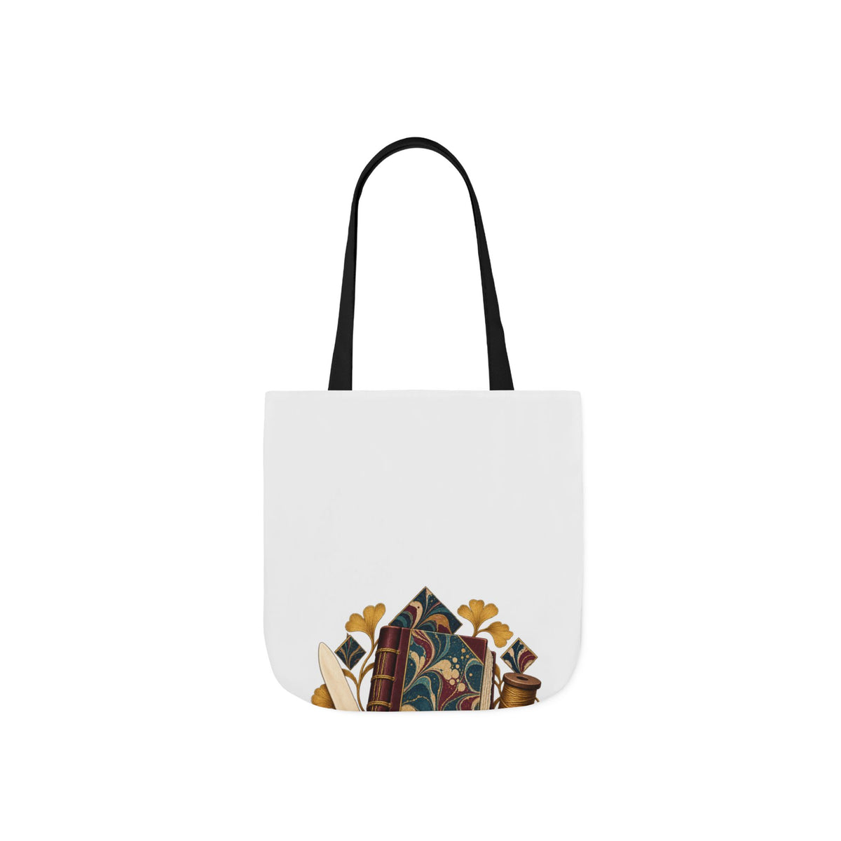 Traditional Marbled Bookbinding Workshop Tote Bag