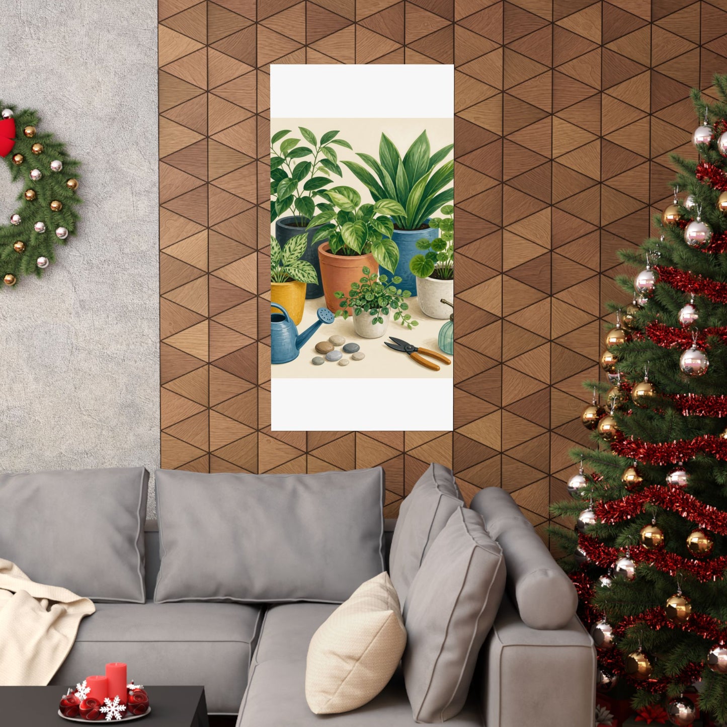 Calm Indoor Houseplant Collection Art Poster