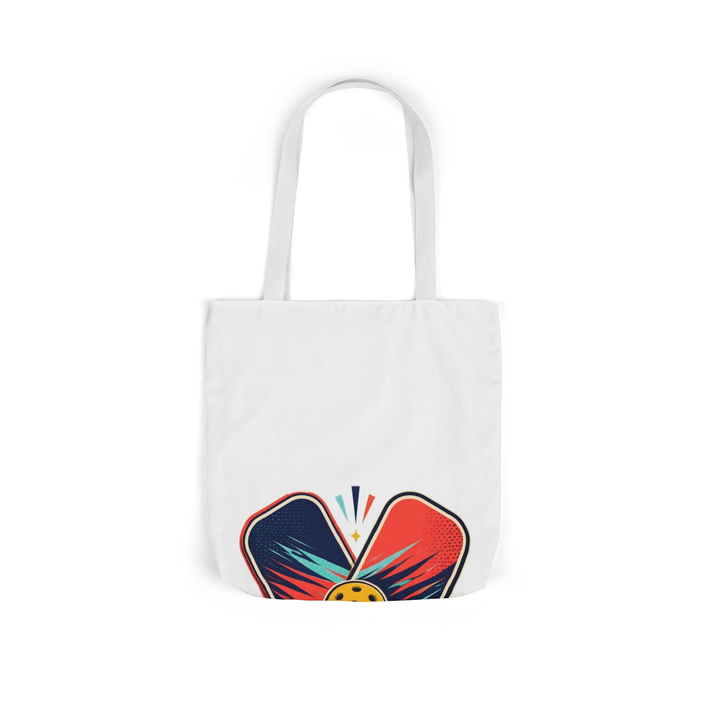 Retro Pickleball Paddles Recreational Sports Tote Bag