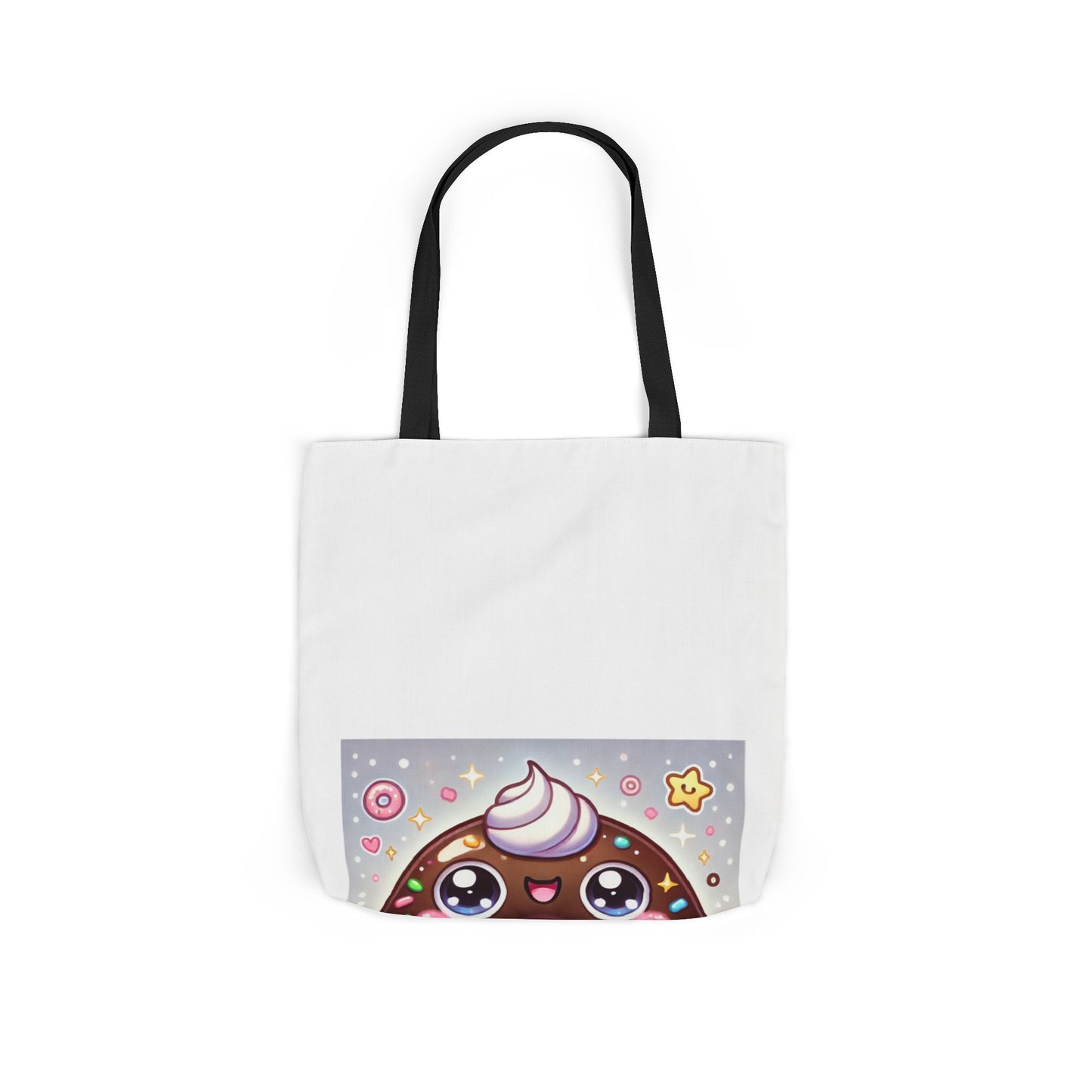Kawaii Chocolate Donut Cute Dessert Art Tote Bag