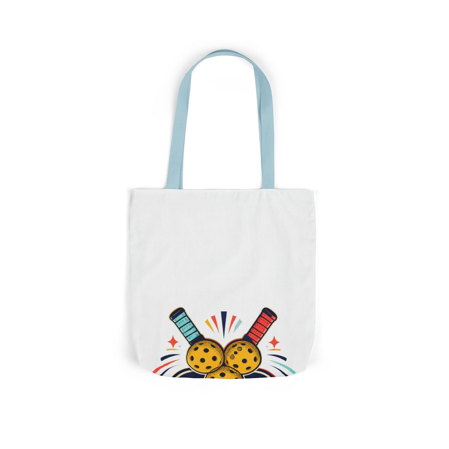 Retro Pickleball Paddles Recreational Sports Tote Bag