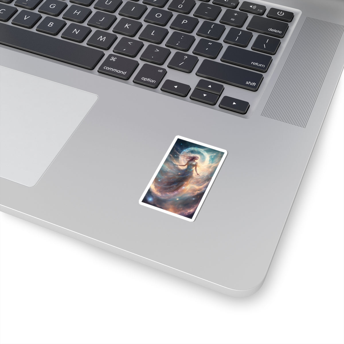 Moonlit Celestial Dancer Fantasy Portrait Sticker