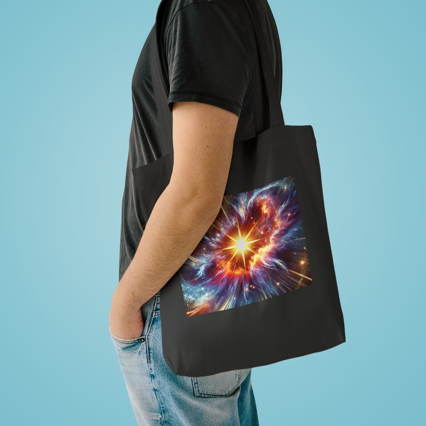 Cosmic Starburst Energy Abstract Space Tote Bag Astronomy Gift