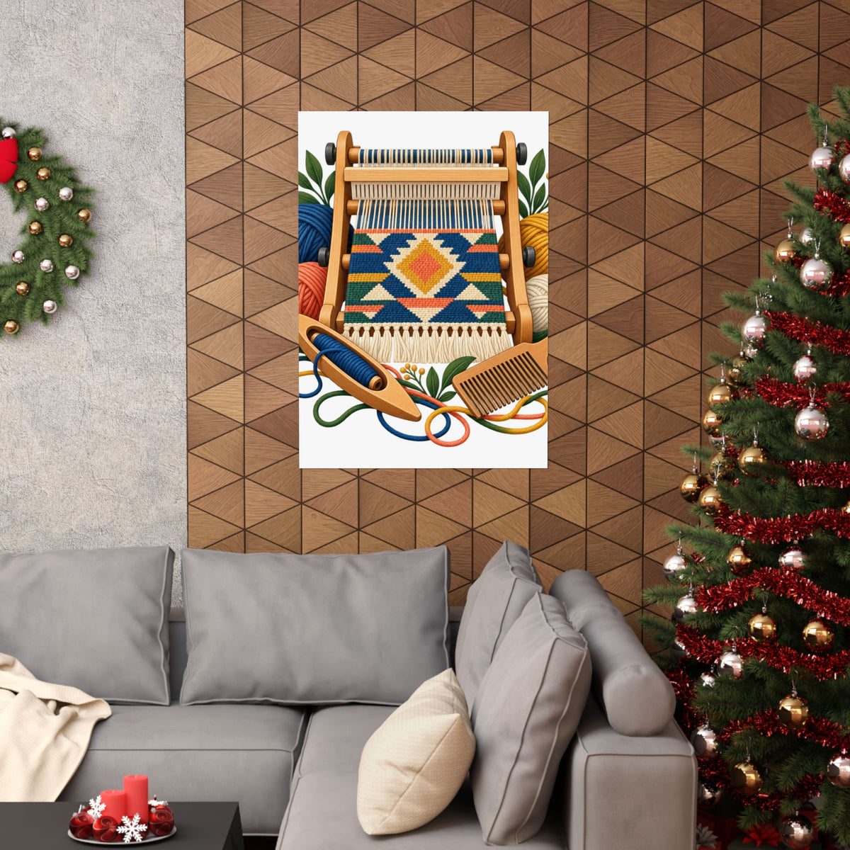 Geometric Hand Weaving Workshop Poster