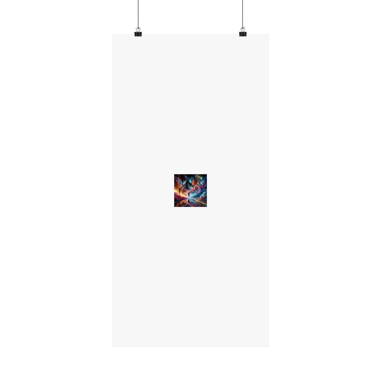 Cosmic Aurora Dancer Dreamscape Celestial Dance Poster