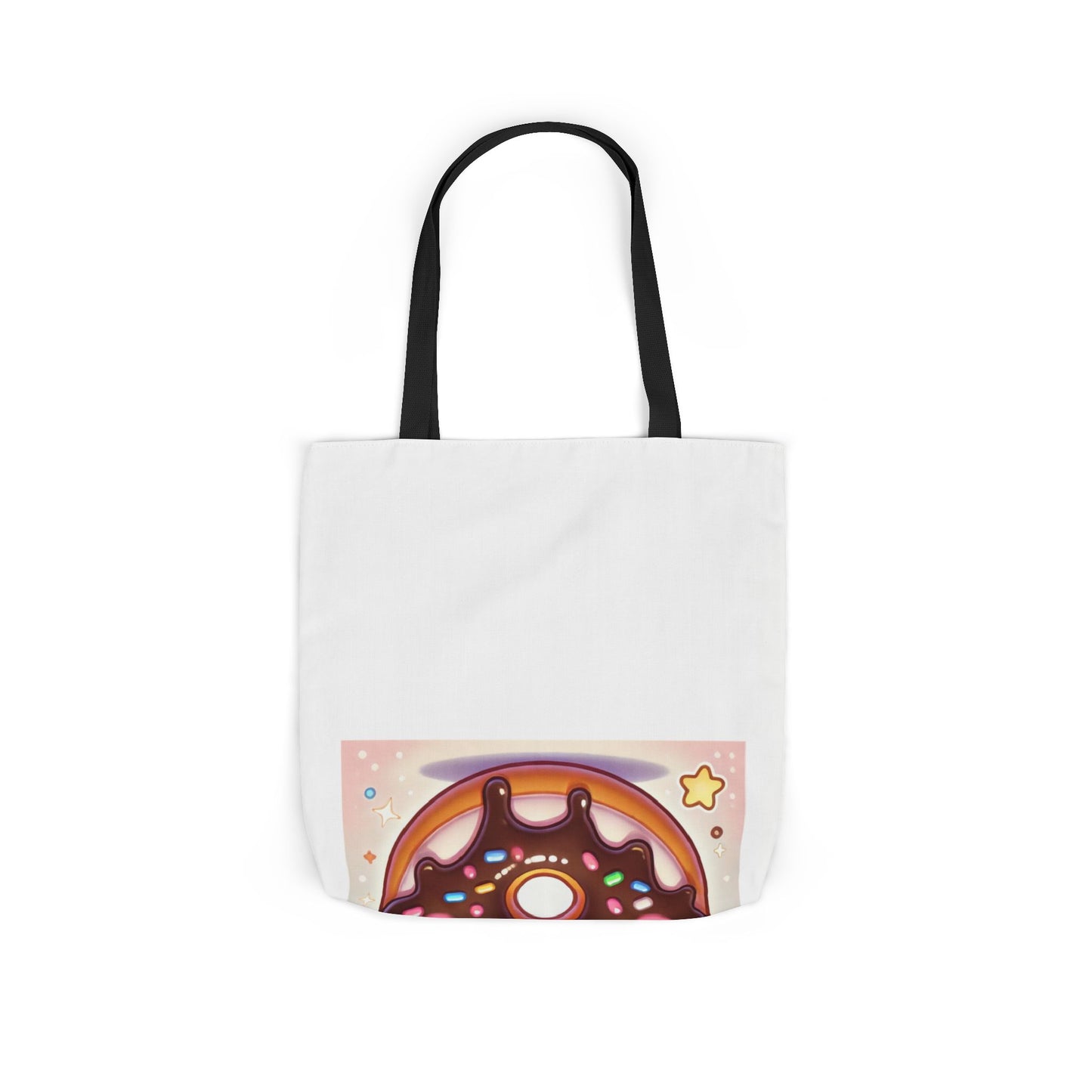 Kawaii Chocolate Donut Cute Dessert Art Tote Bag