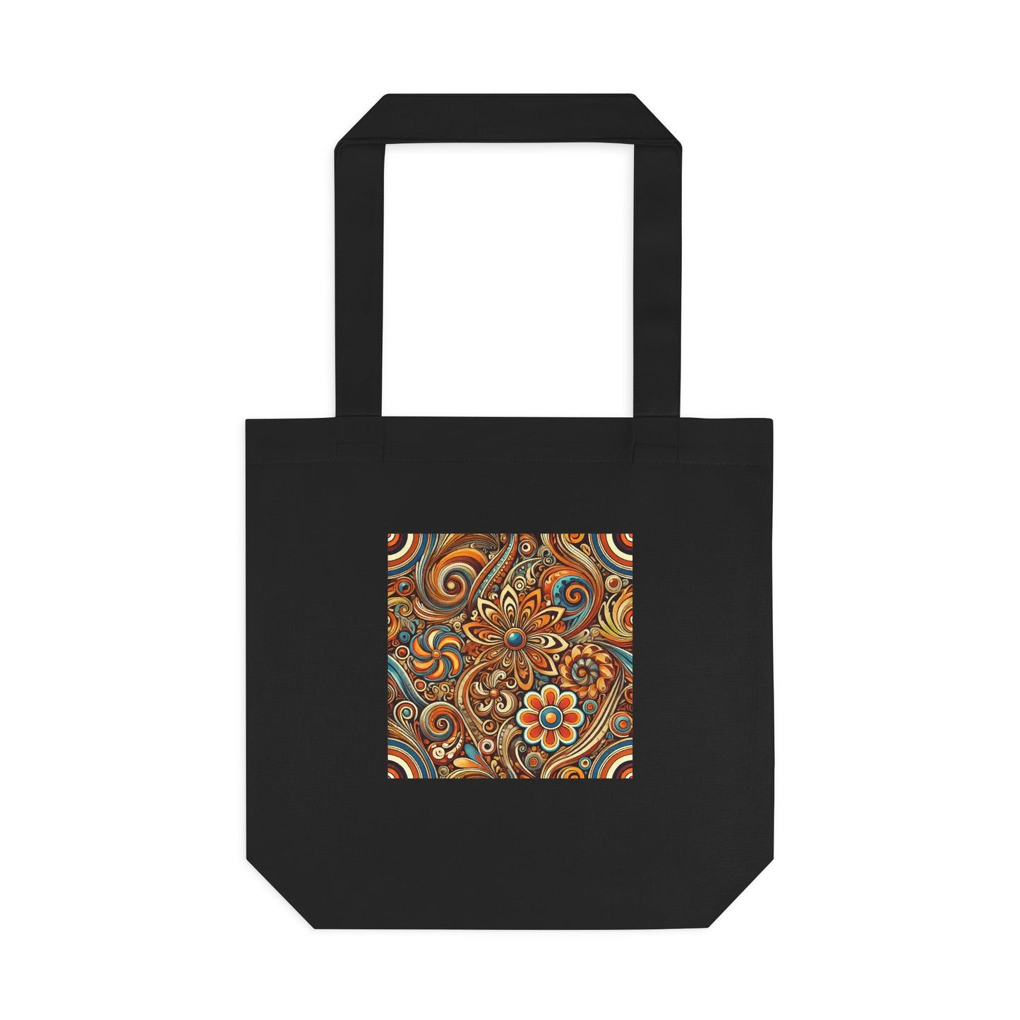 Ornate Abstract Floral Paisley Pattern Tote Bag