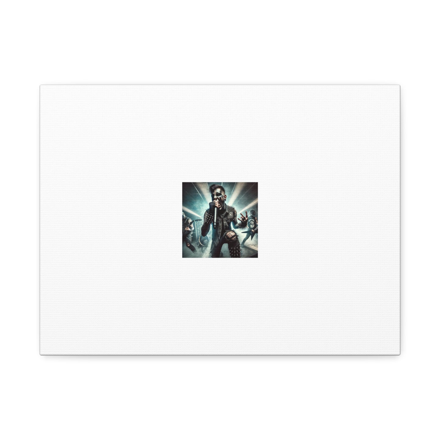 Punk Rock Vocalist Stage Energy Music Room Canvas Art