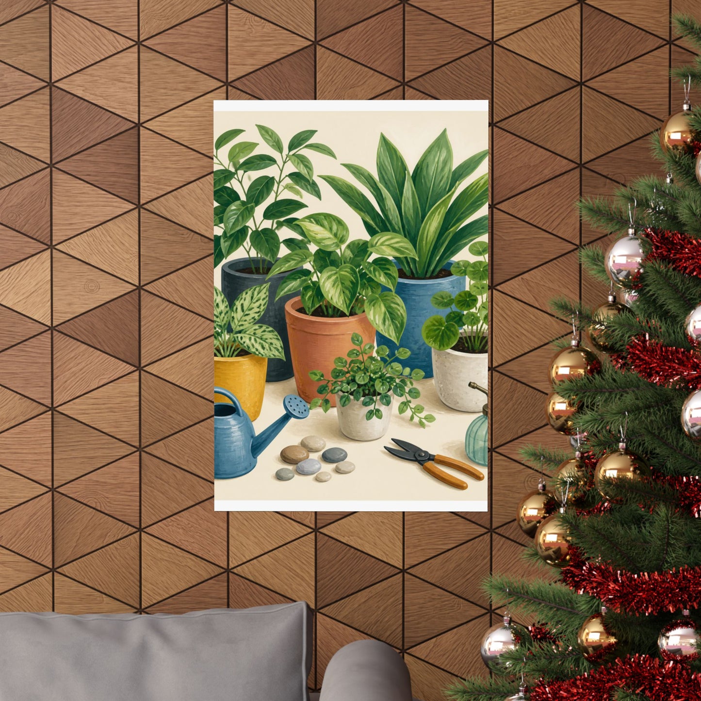 Calm Indoor Houseplant Collection Art Poster