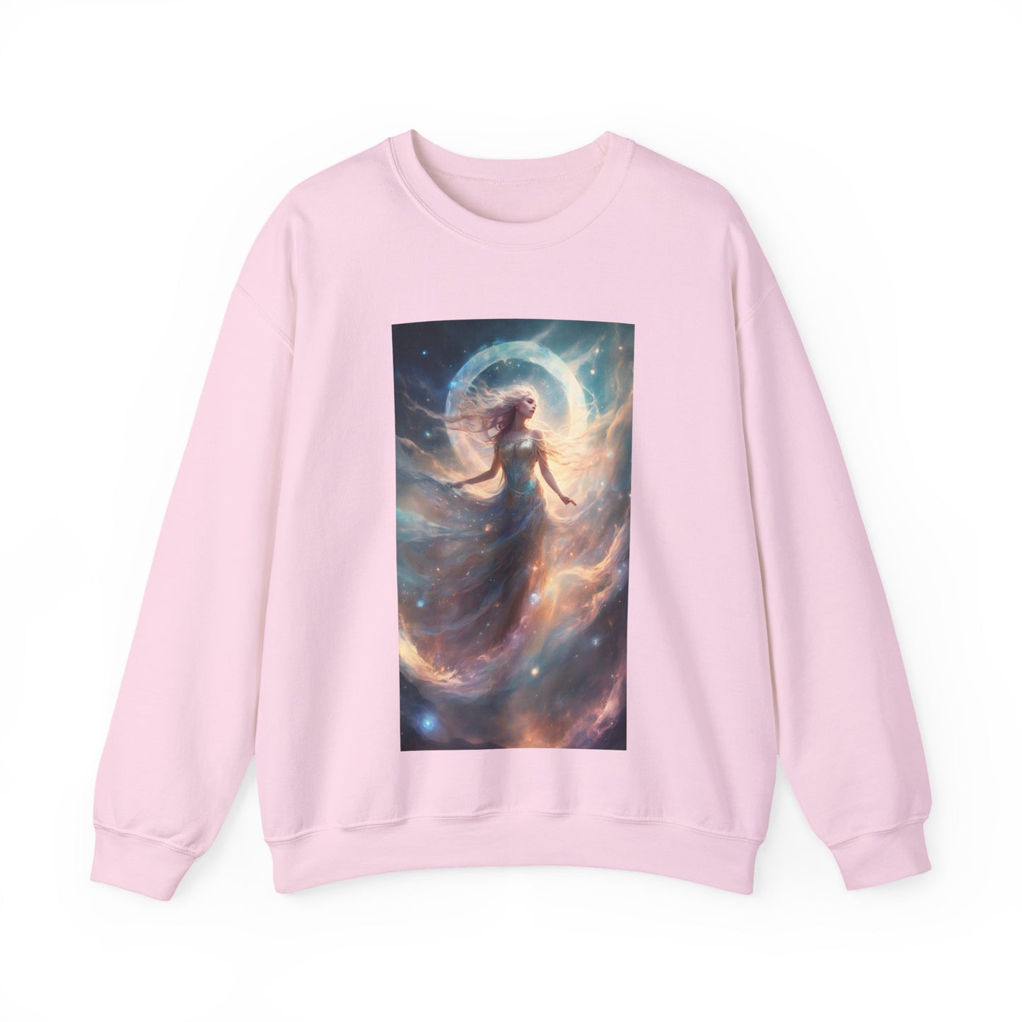 Moonlit Celestial Dancer Fantasy Portrait Sweatshirt