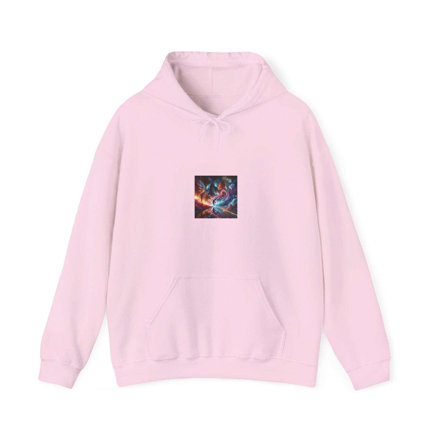 Cosmic Aurora Dancer Dreamscape Cozy Celestial Hoodie