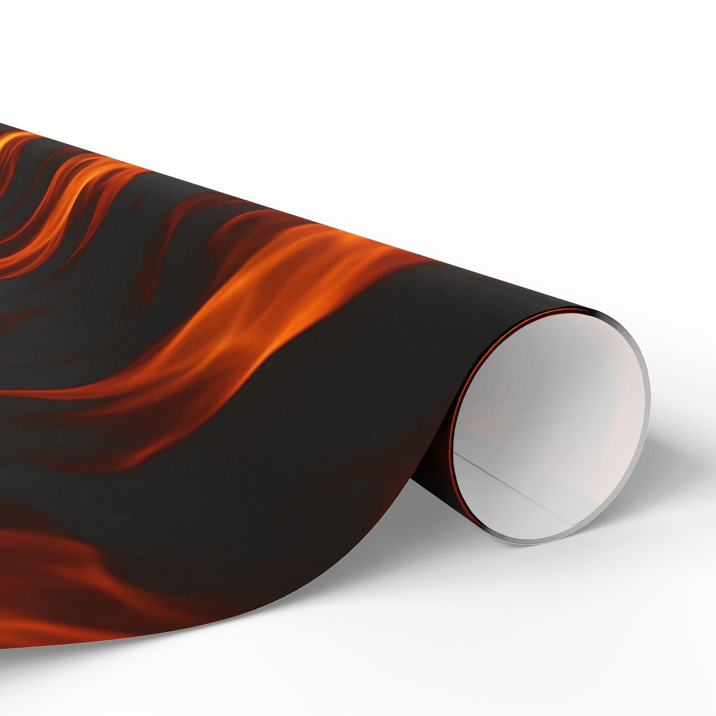Bold Flame Wrapping Paper - Fire Themed Gift Wrap for Men, Halloween, Birthday, Parties, Unique Present Decoration