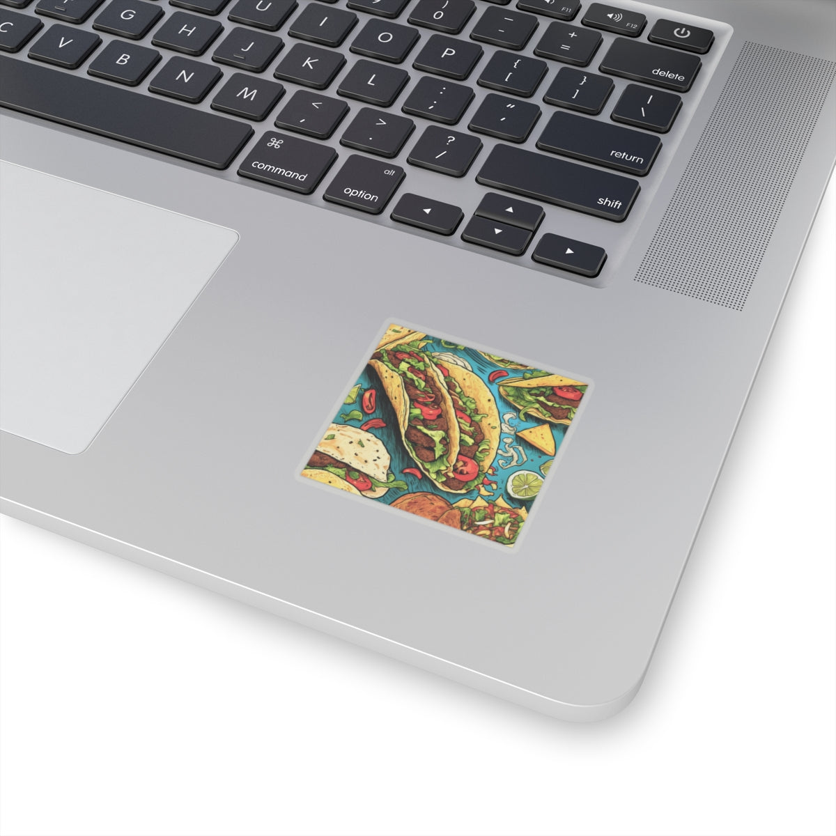 Taco Party Pattern Foodie Gift Art Sticker