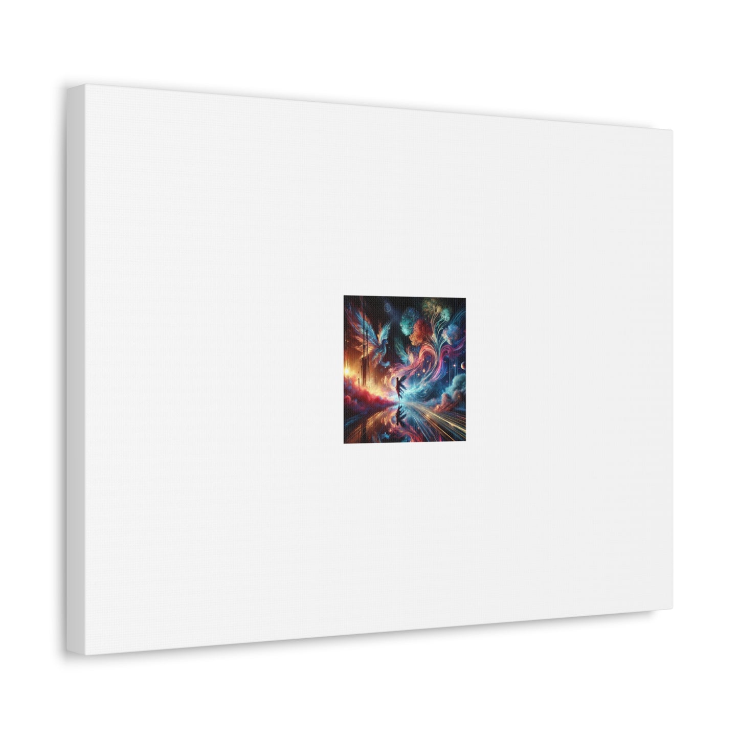 Cosmic Aurora Dancer Dreamscape Gallery Canvas Wall Art