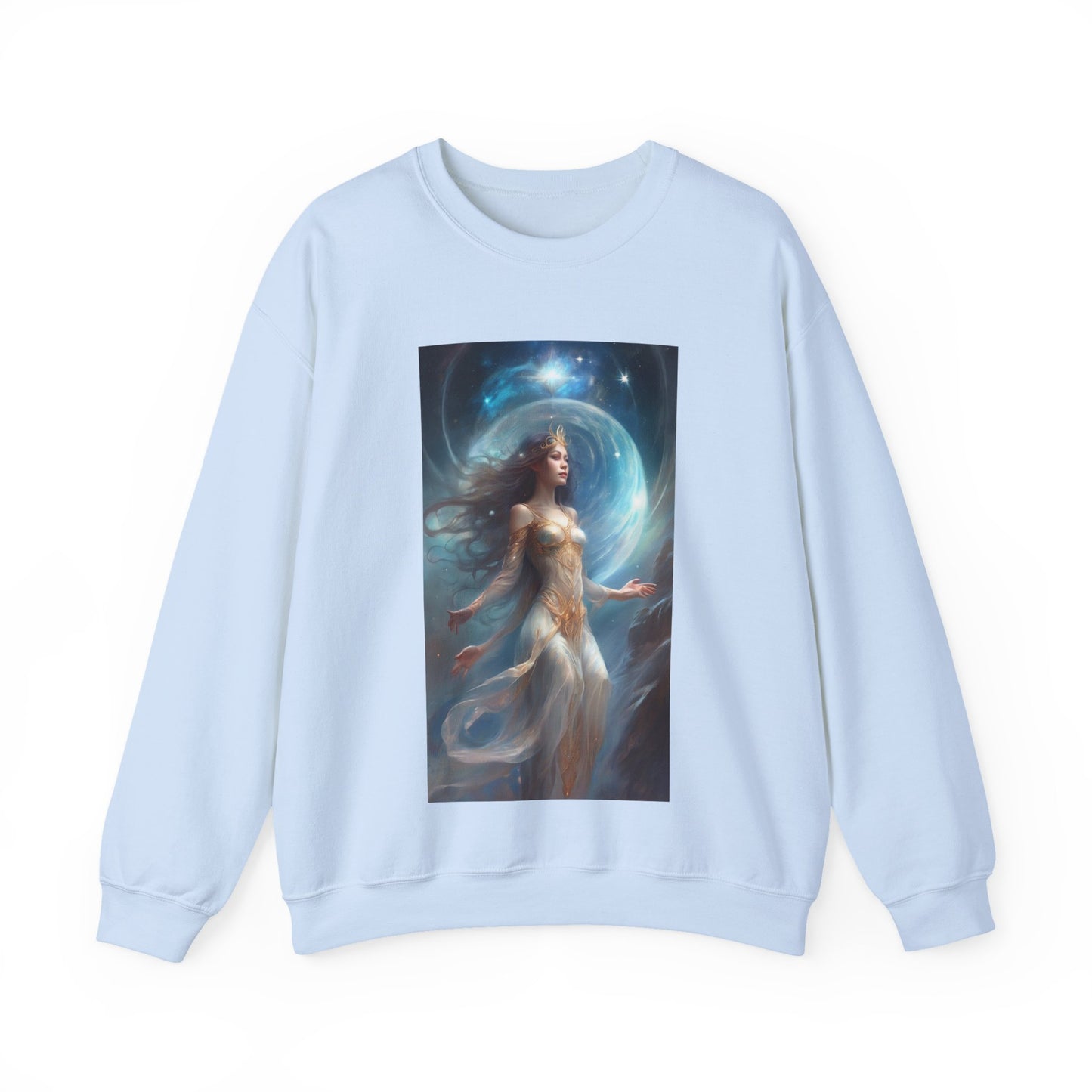Lunar Celestial Queen Fantasy Portrait Sweatshirt
