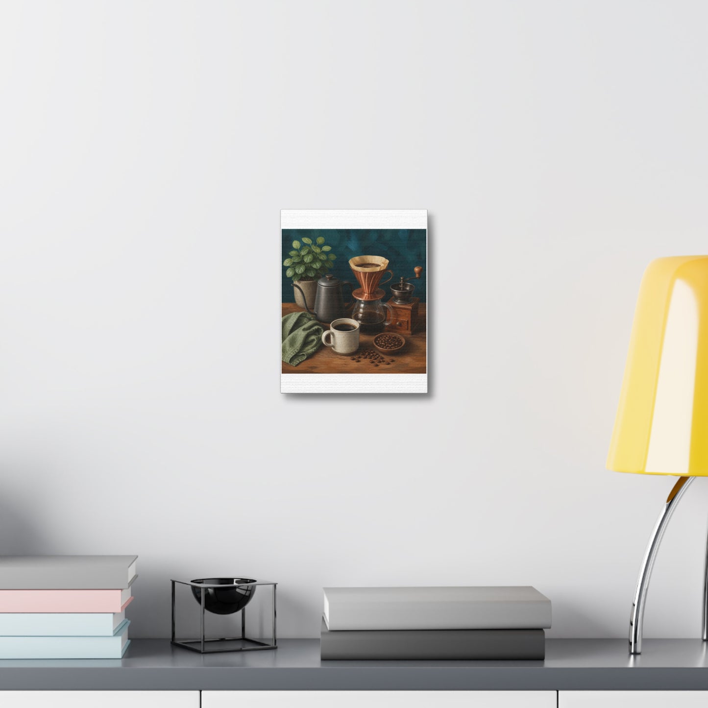 Warm Home Coffee Brewing Art Canvas Art