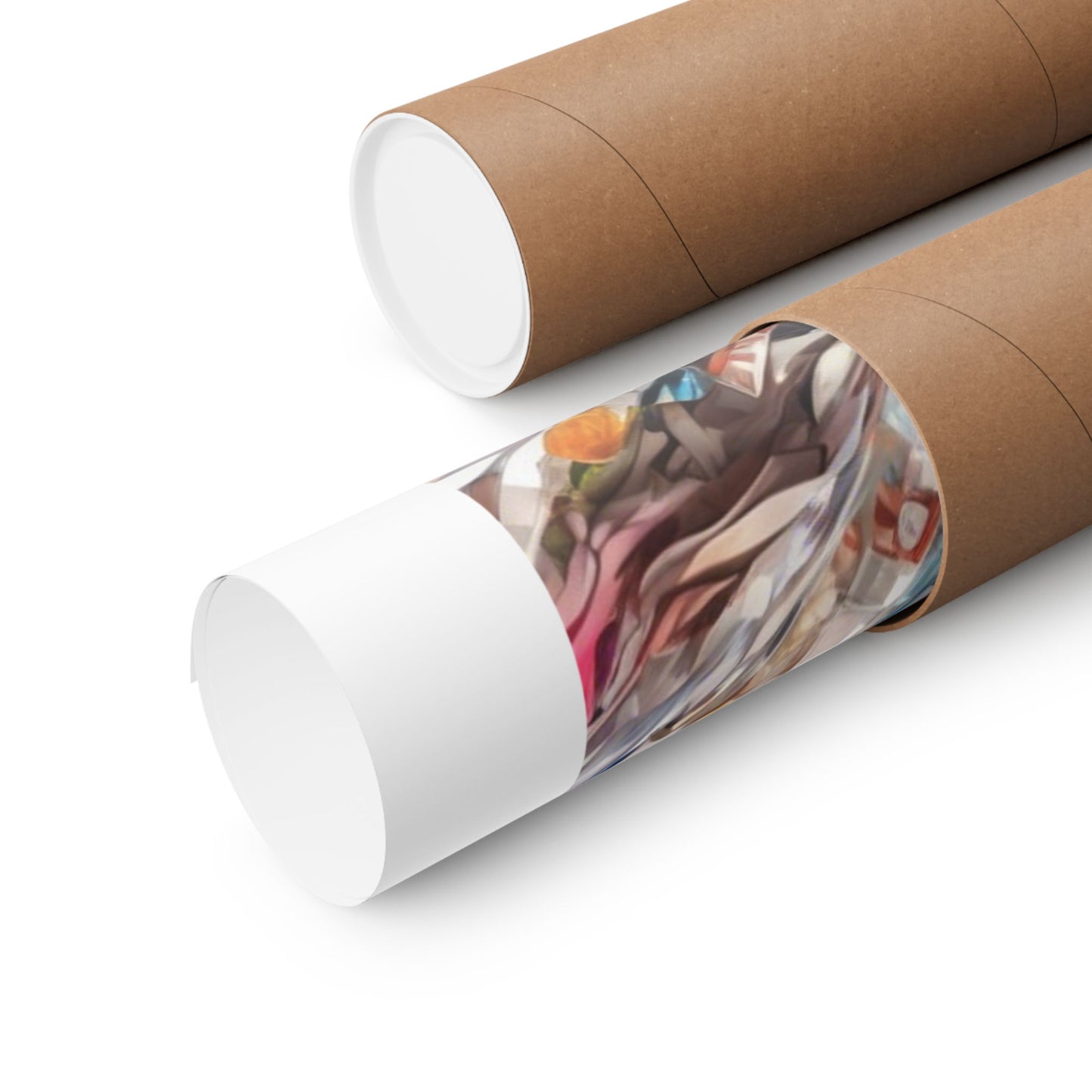 Recycling Day Anime Schoolgirl Eco Street Art Poster