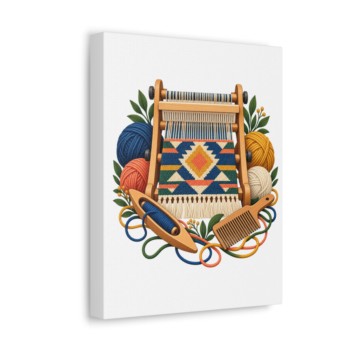 Geometric Hand Weaving Workshop Canvas