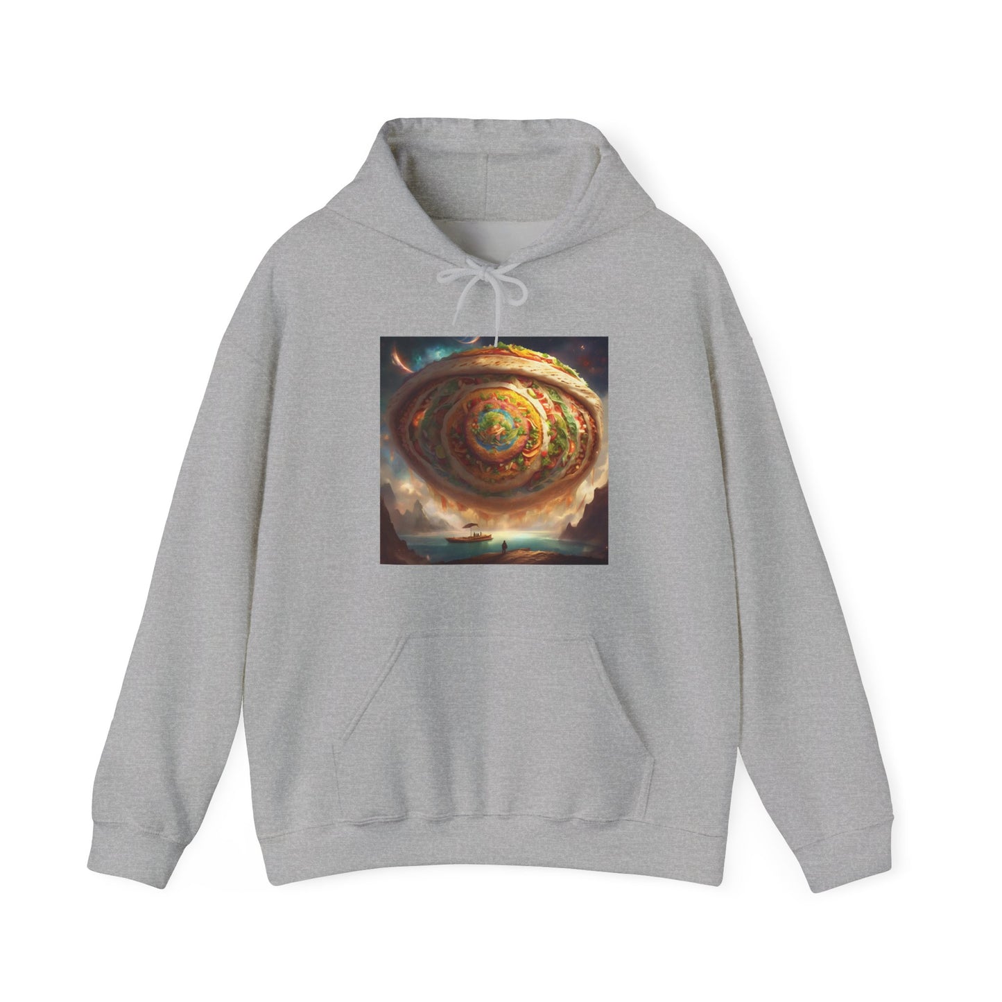 Cosmic Taco Portal Surreal Food Fantasy Art Hoodie