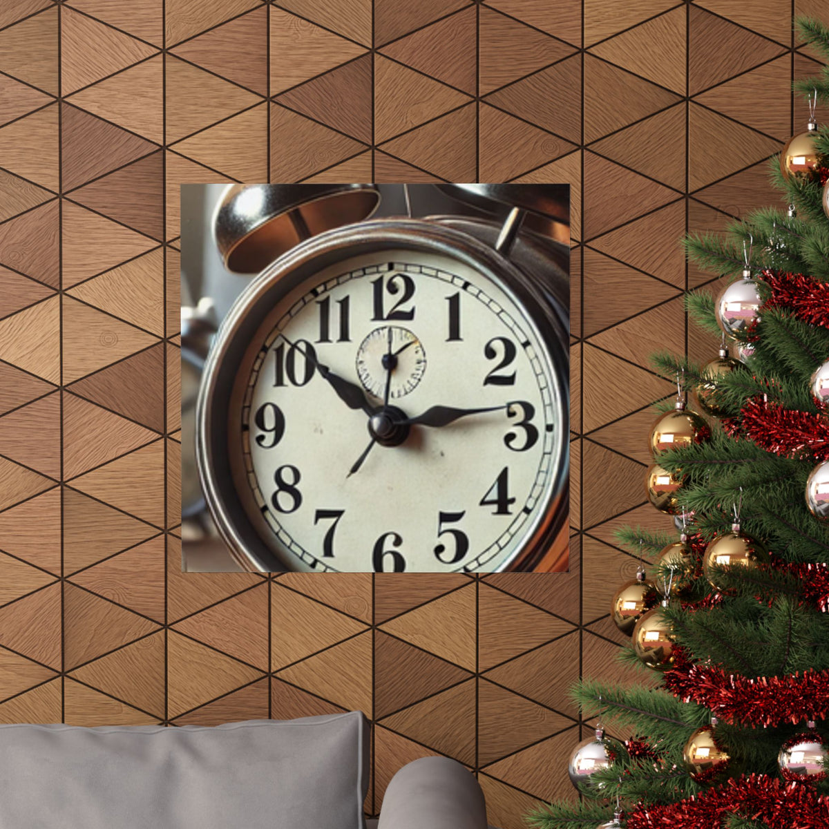 Vintage Alarm Clock Morning Routine Classic Clock Poster