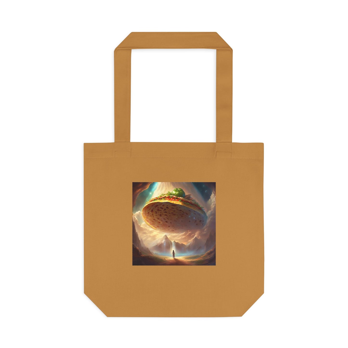 Cosmic Taco UFO Surreal Food Fantasy Art Tote Bag