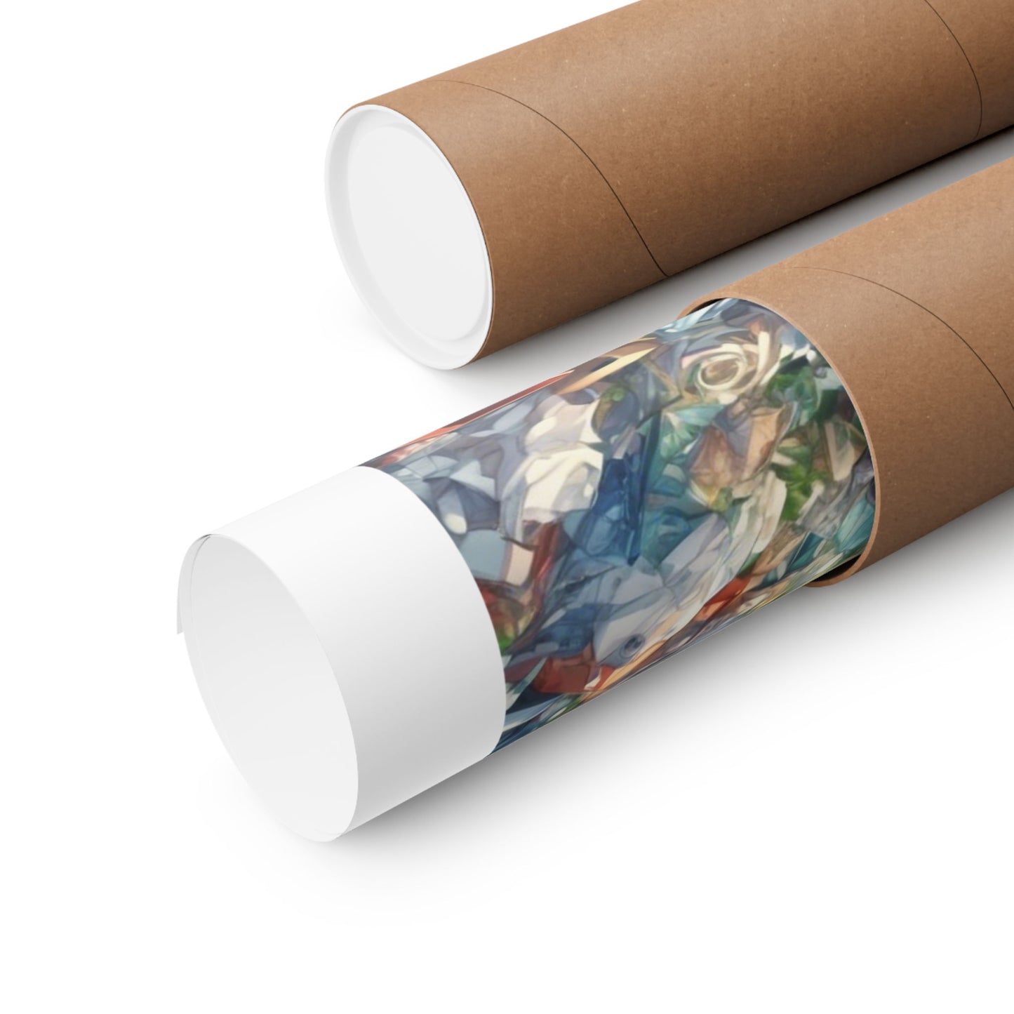 Green Recycling Alley Anime Girl Urban Green Poster