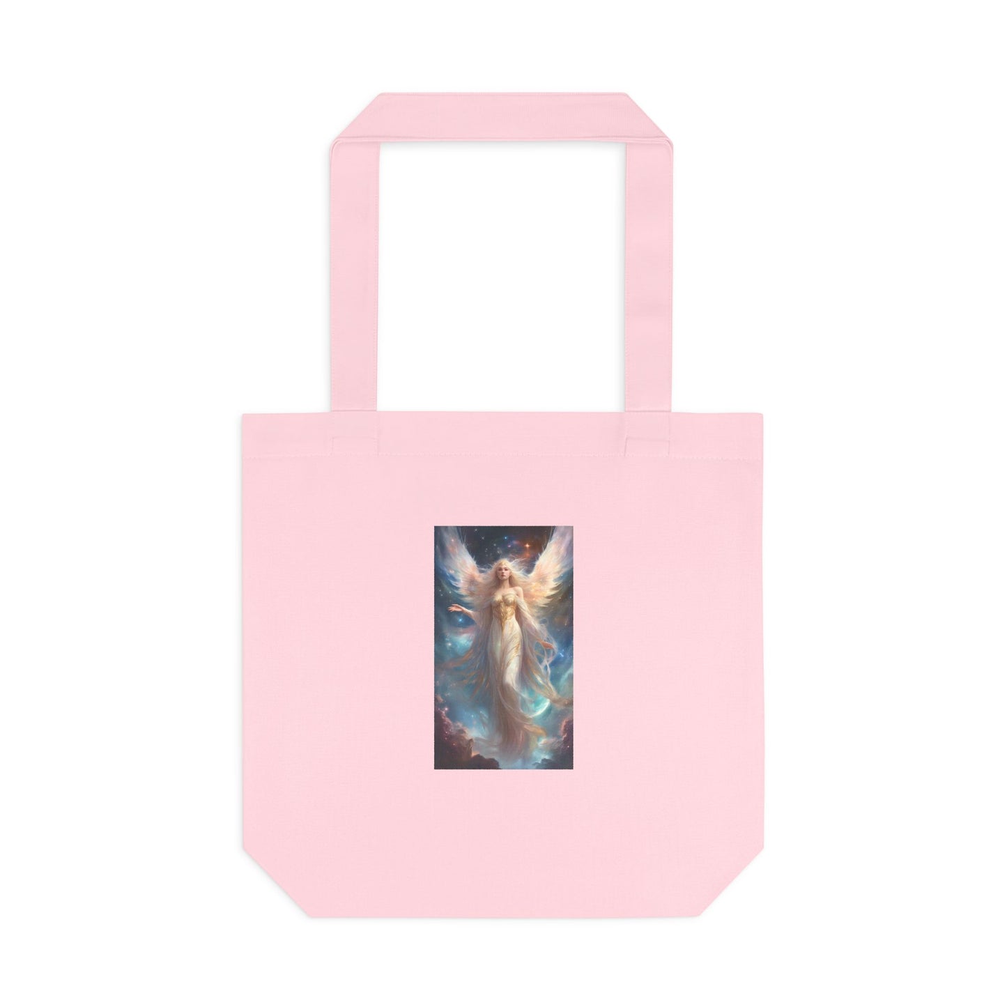 Celestial Winged Heroine Fantasy Portrait Tote Bag