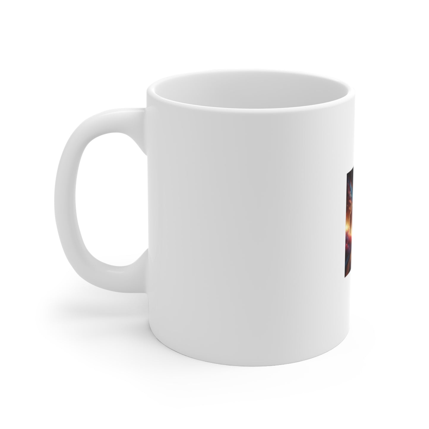 Cosmic Aurora Dancer Dreamscape Celestial Coffee Mug