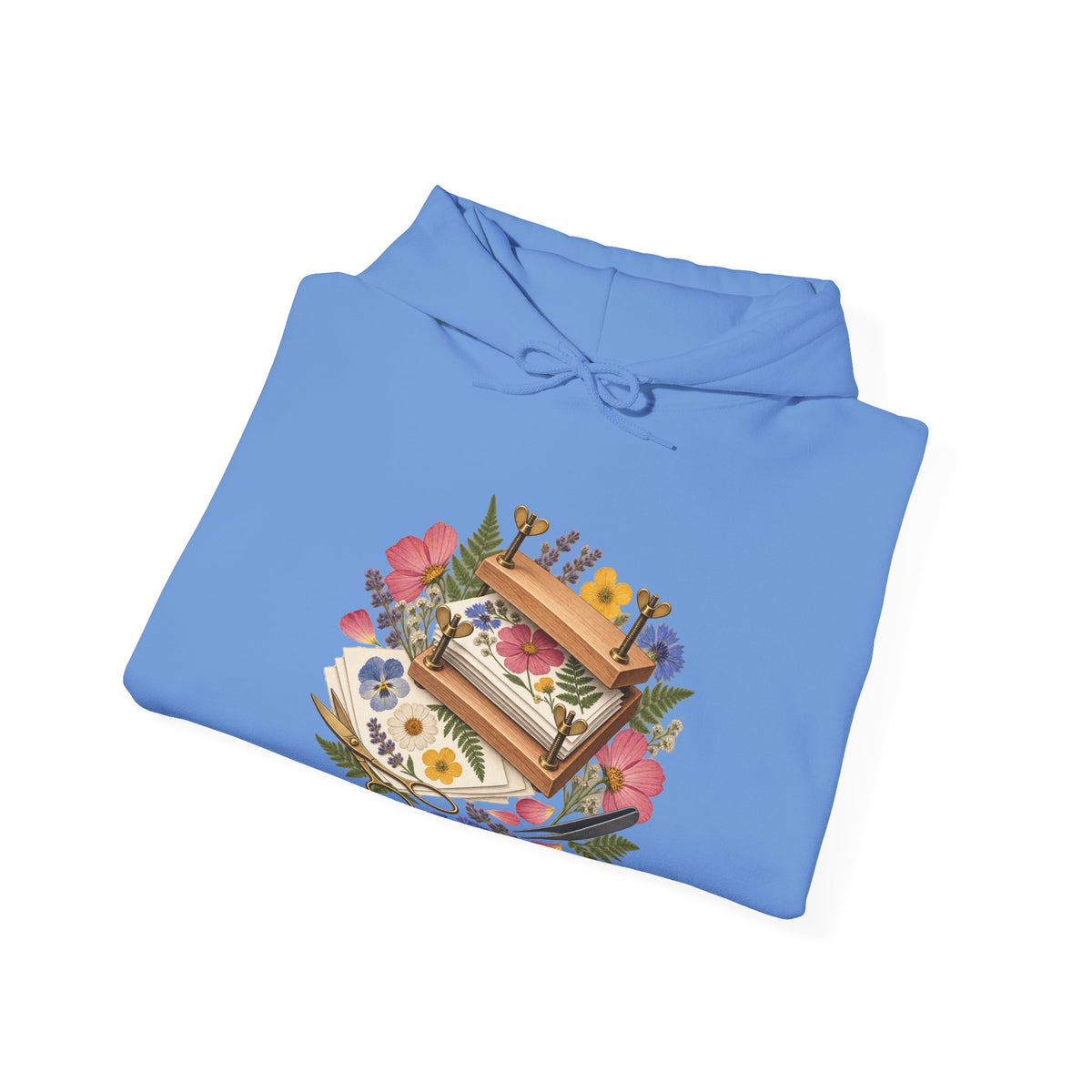 Botanical Flower Press Workshop Hoodie