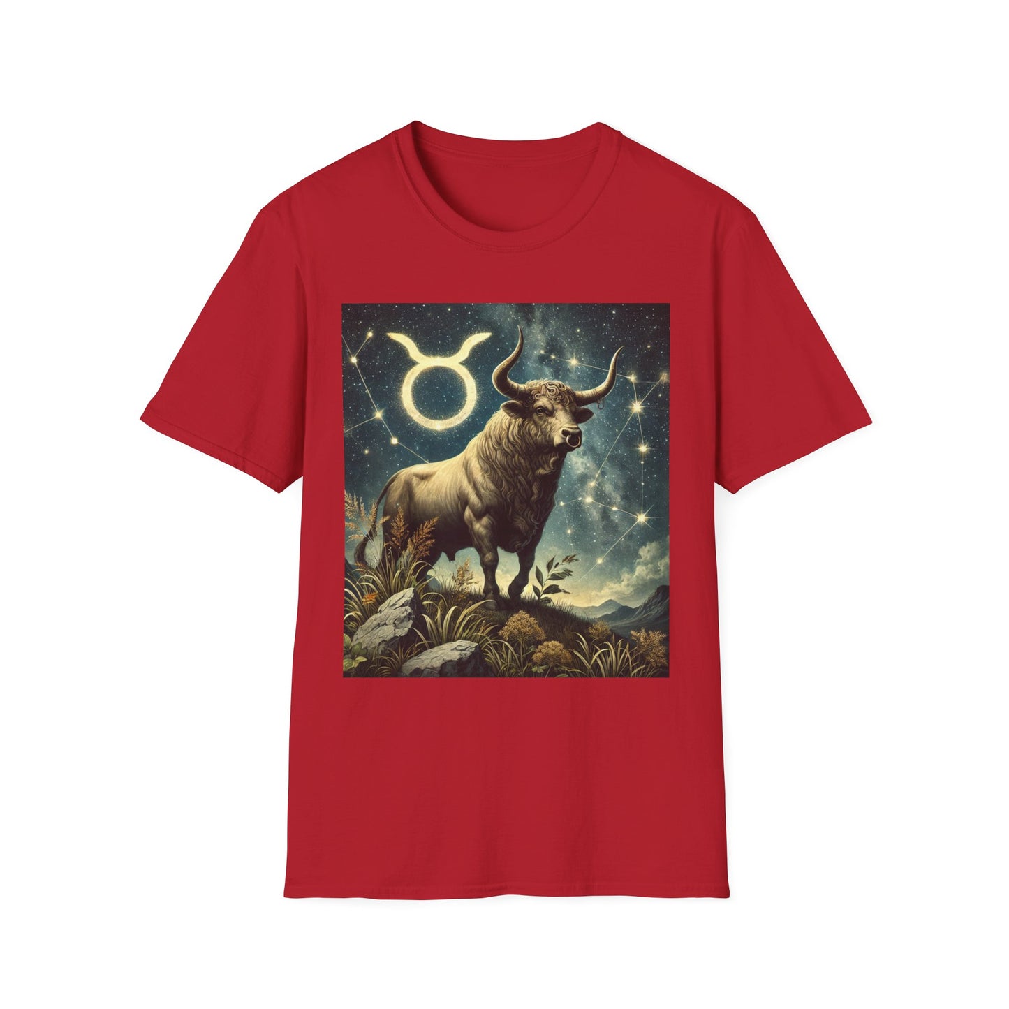 Taurus Bull Unisex T-Shirt, Zodiac Tee, Astrology Clothing, Bull Shirt, Horoscope Top