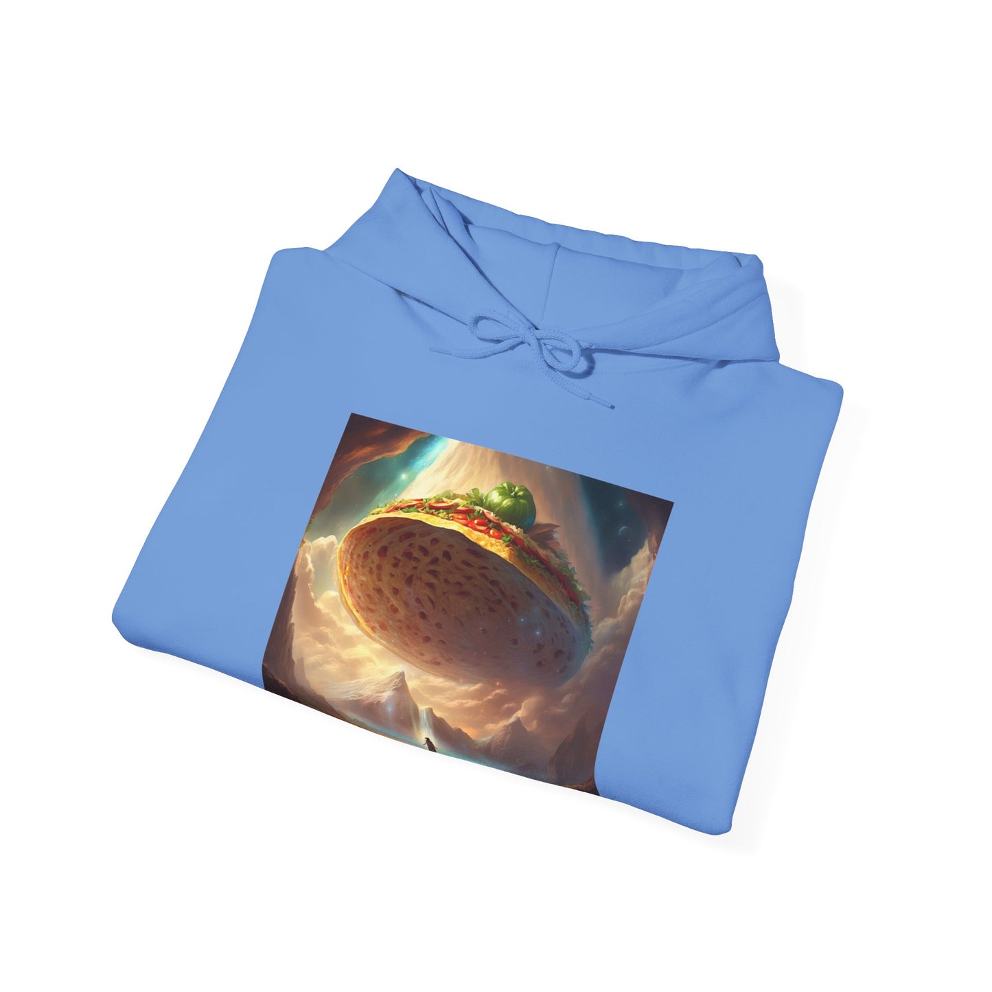 Cosmic Taco UFO Surreal Food Fantasy Art Hoodie