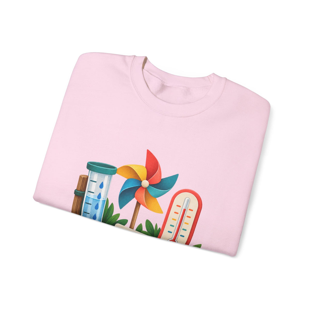 Colorful Backyard Weather Watching Kit Sweatshirt