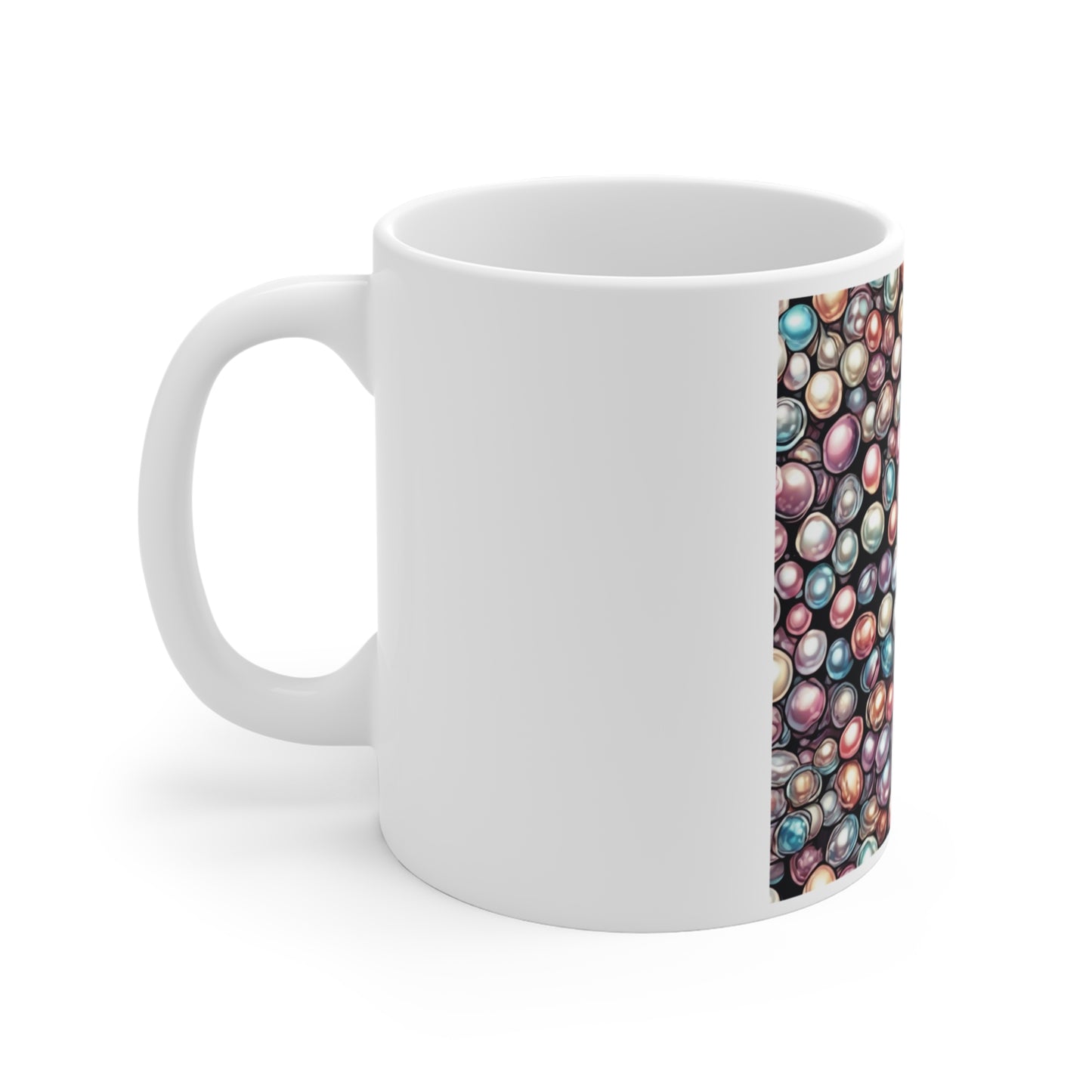Pearl Bubble Pattern Abstract Gift Art Coffee Mug