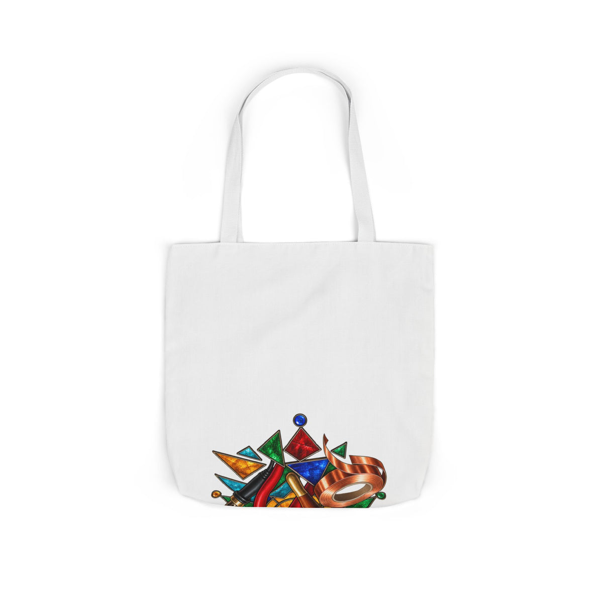Stained Glass Workshop Tools Tote Bag