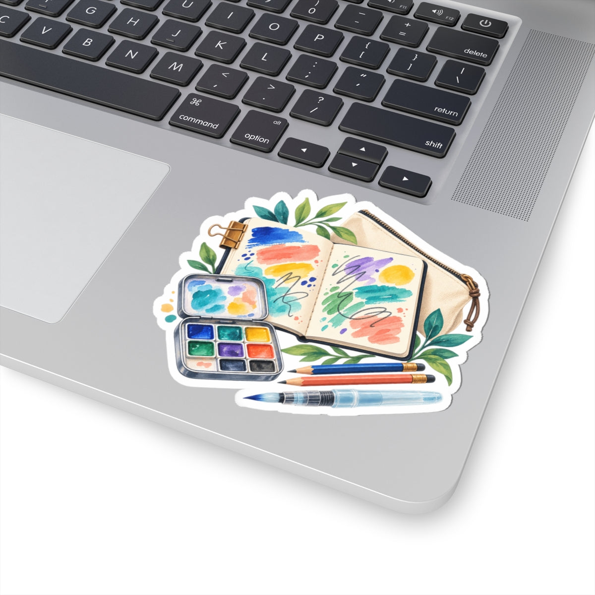 Colorful Urban Sketching Travel Kit Sticker