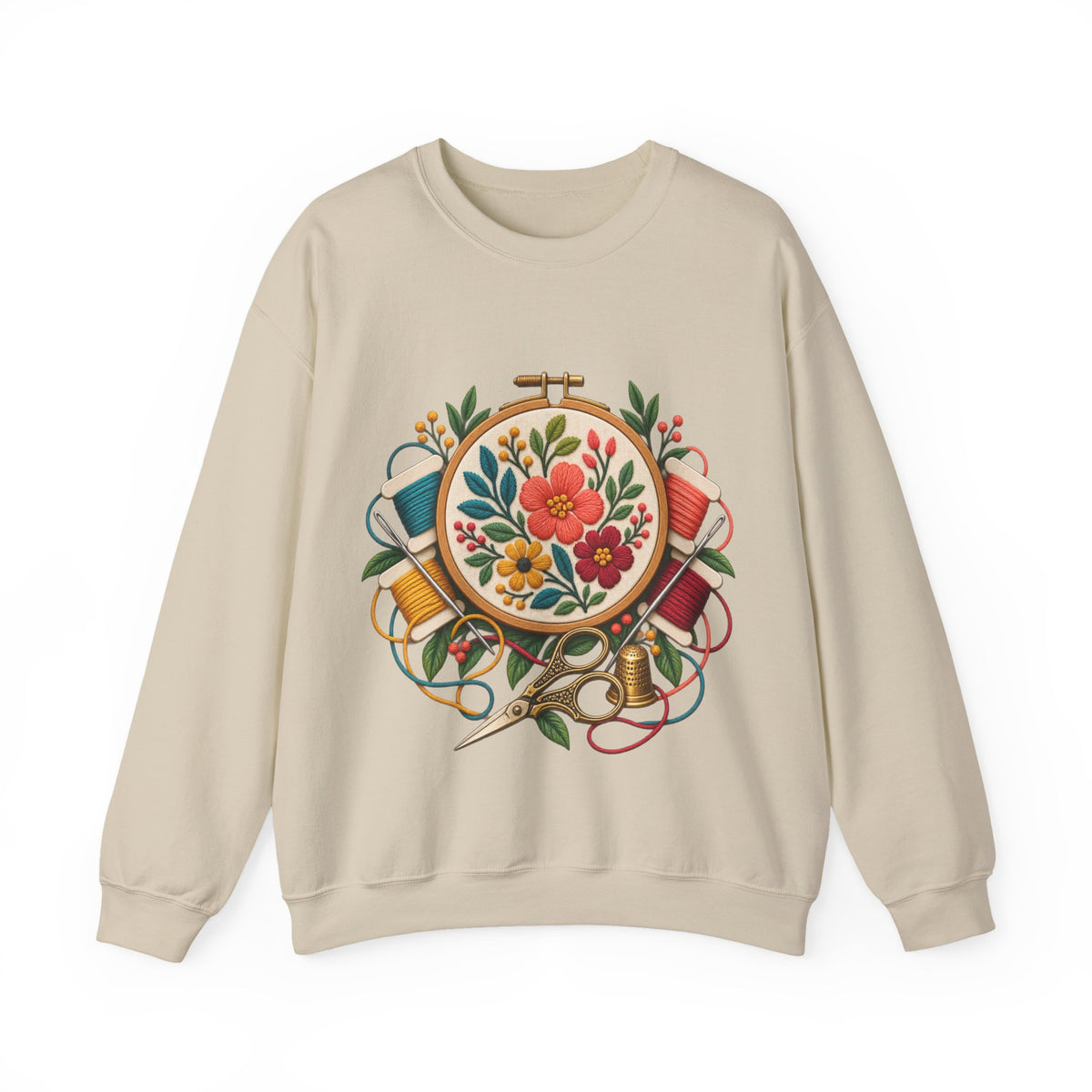 Botanical Embroidery Workshop Sweatshirt