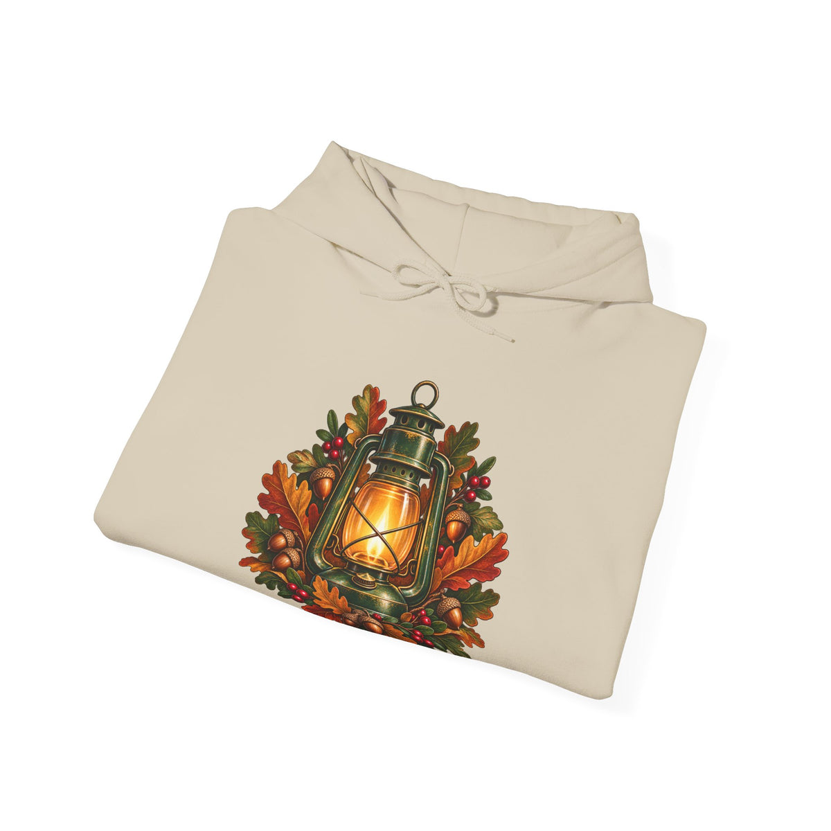 Autumn Oak Lantern and Acorns Hoodie